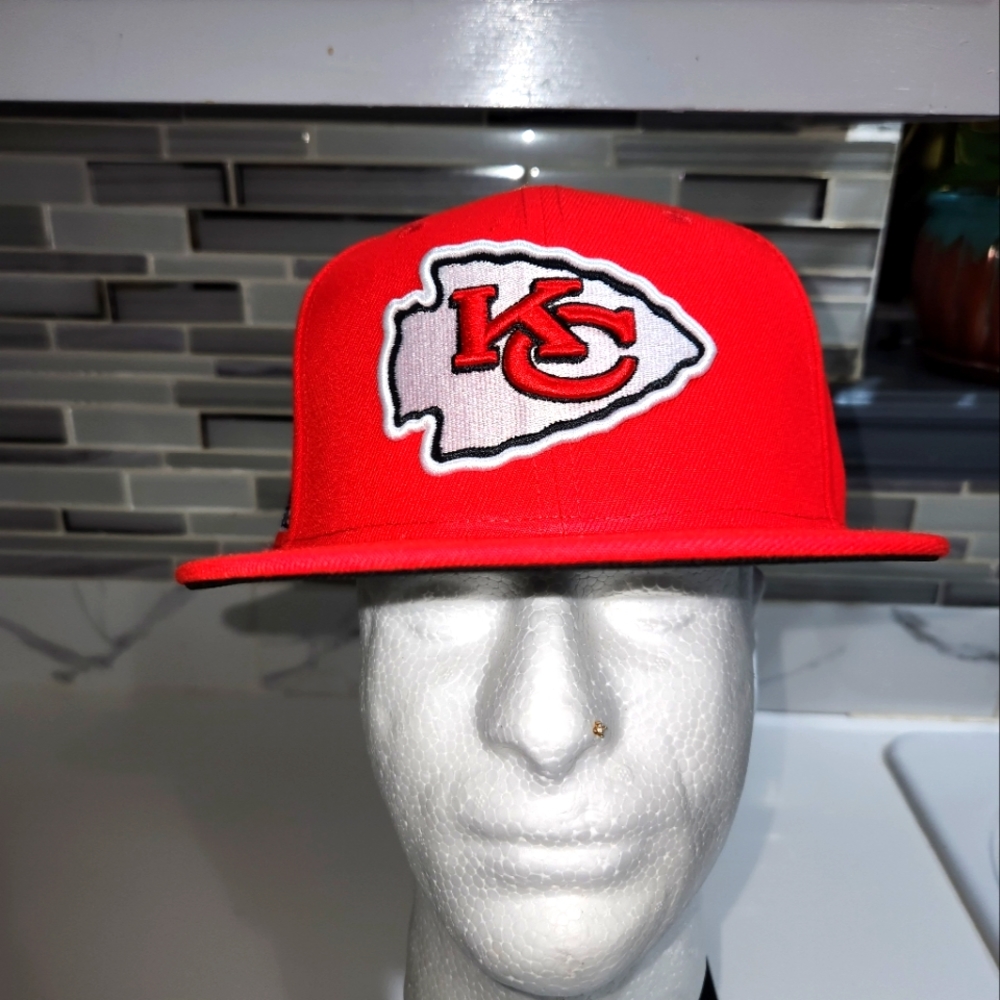 Kansas City Chiefs Collection 59FIFTY Fitted Hat Cap Size 7 3/8